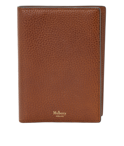 Mulberry Passport Cover, &pound;160, Accessories, Brown, Leather, Front view